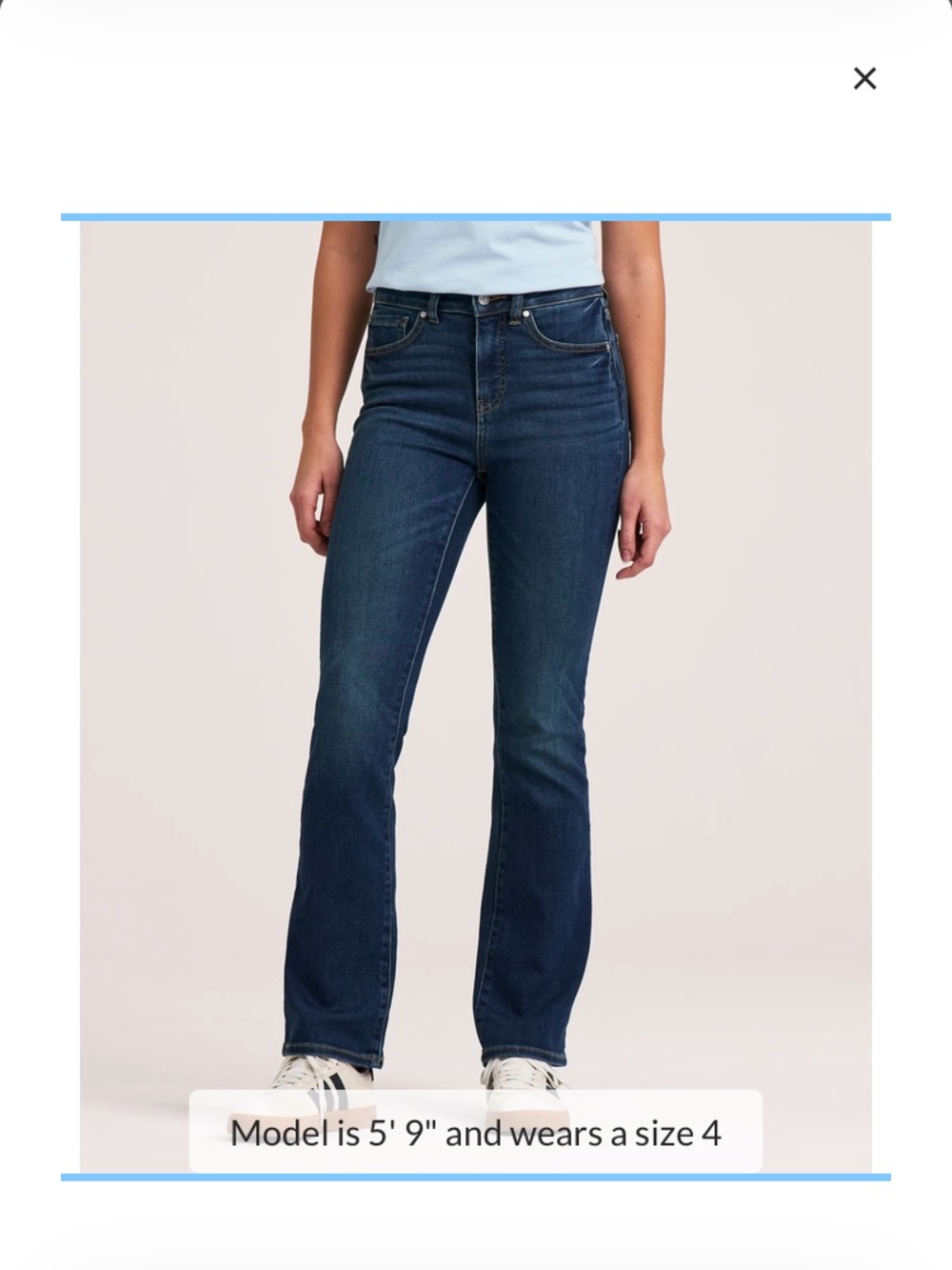 Denver Hayes Women's Dark Blue Bootcut Jeans